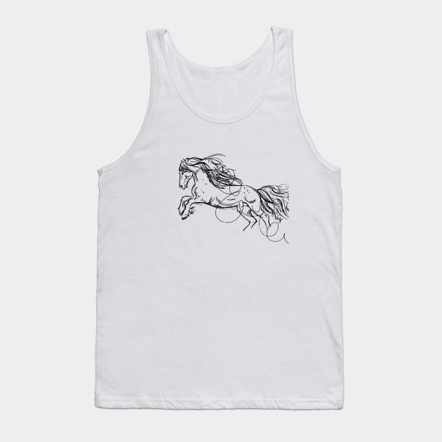 Horse Tank Top by valsymot